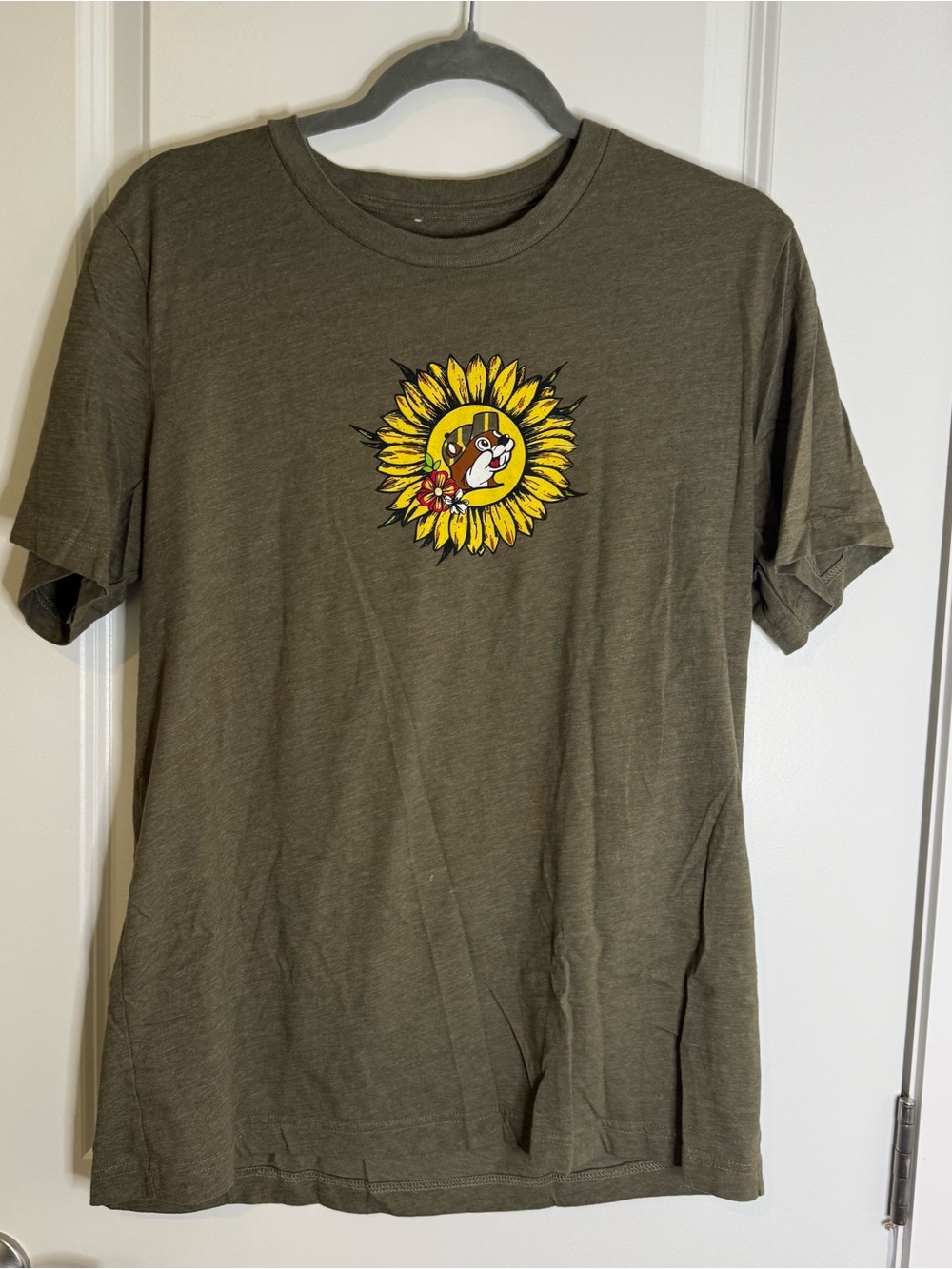 Buc-ee's Olive Green Logo Tee